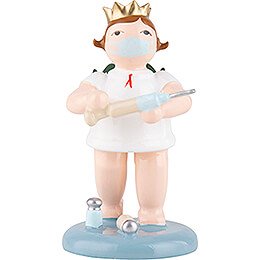 Corona Trilogie - Angel with Crown and Syringe - 6,5 cm / 2.6 inch