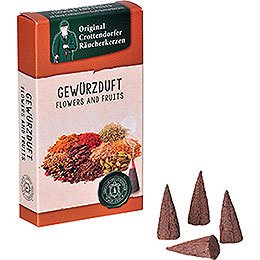 Crottendorfer Incense Cones - Flowers and Fruits - Spices