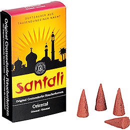 Crottendorfer Incense Cones - Santali Oriental