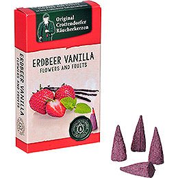 Crottendorfer Rucherkerzen  -  Flowers and Fruits  -  Erdbeer - Vanilla