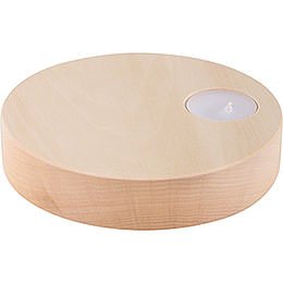 Decorative Base with Tea Candle, Natural