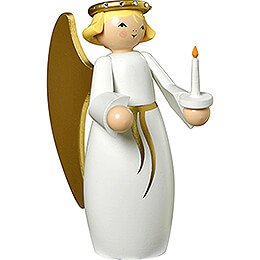 Dekofigur Engel mit Kerze - 10 cm