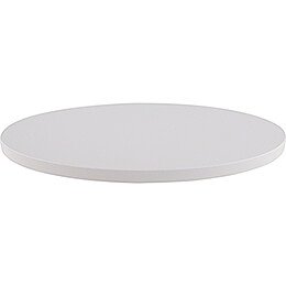 Dekofläche oval weiß - KAVEX-Krippe - 47x25 cm