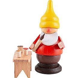 Dwarf with Brush and Paint Pots - 6 cm / 2.4 inch
