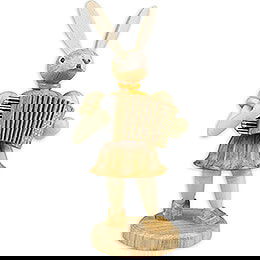 Easter Bunny with Accordion natural - 7,5 cm / 3 inch