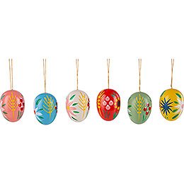 Easter Ornament - Easter Egg - 6 pieces - 5 cm / 2 inch