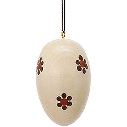Easter Ornament  -  Egg Natural Bright  -  3cm / 1.2 inch