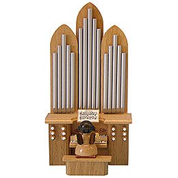 Engel an der Orgel mit Spielwerk 