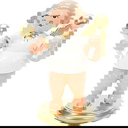 Engel wei/gold mit Rumbakugeln  -  6cm
