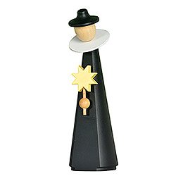 Figurine Caroler with star - 11 cm / 4.3 inch