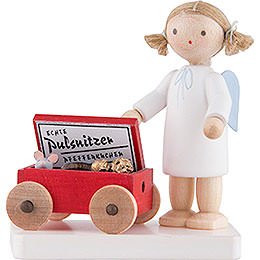 Flax Haired Angel with Pulsnitzer Gingerbread  -  5cm / 2 inch