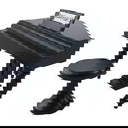 Flgel mit Hocker - schwarz