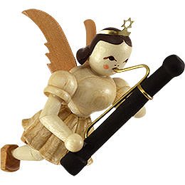 Floating Angel with Bassoon - 9 cm / 3.5 inch
