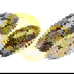 Flower Balls  -  Set of Three  -  1,5cm / 0.6 inch