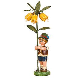 Flower Child Boy with Imperial Crown - 17 cm / 7 inch