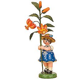 Flower Child Girl with Lily - 17 cm / 7 inch