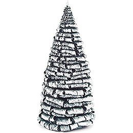 Frosted Tree  -  Green - White  -  18cm / 7.1 inch