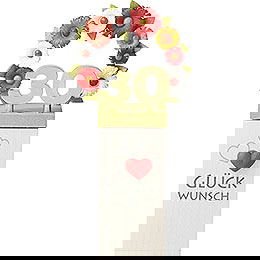 Glckwunschsockel variabel - 8 cm