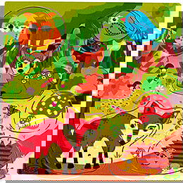 Grip Puzzle Forest Animals  -  24,5cm / 9.6 inch