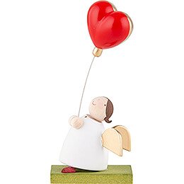 Guardian Angel with Balloon Heart  -  3,5cm / 1.3 inch