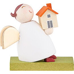 Guardian Angel with House - 3,5 cm / 1.3 inch