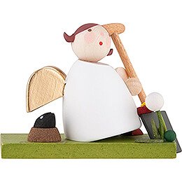 Guardian Angel with Spade - 3,5 cm / 2inch / 1.4 inch