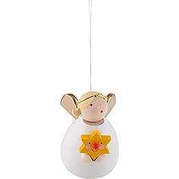 Guardian Angel with Star Floating  -  3,5cm / 1.3 inch