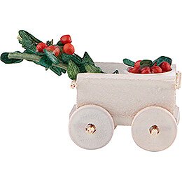 Hand Cart with Cherries - 2 cm / 0.8 inch