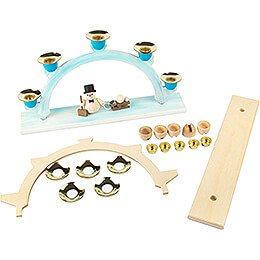 Handicraft Set - Candle Arch - without Figurines - 30x16,5 cm / 11.8x6.5 inch