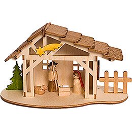 Handicraft Set  -  Nativity Stable  -  10cm / 3.9 inch