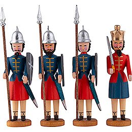 Herod and three Soldiers  -  10cm / 3.9 inch
