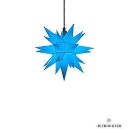 Herrnhuter Stern A4 blau Kunststoff  -  40cm
