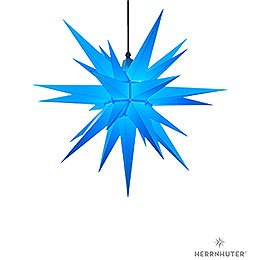 Herrnhuter Stern A7 blau Kunststoff - 68 cm