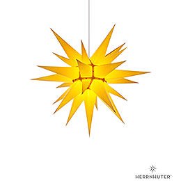 Herrnhuter Stern I6 gelb Papier  -  60cm