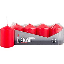 High Quality Pillar Candles Red - D=3.8 cm (1.5 inch)