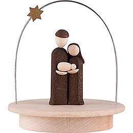 Holy Family with Star Arch - natural - 8,5 cm / 3.3 inch