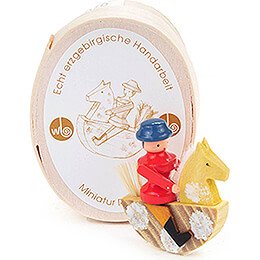 Horseman in Wood Chip Box - 3,5 cm / 1.4 inch