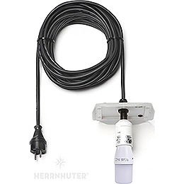 Kabel fr Aussenstern 29 - 00 - A13, 10 m schwarz, LED, Deckel wei, EU