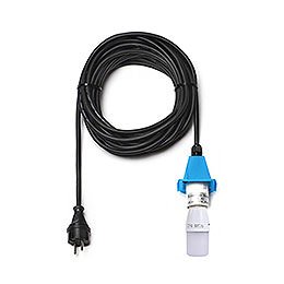 Kabel fr Aussenstern 29 - 00 - A4 und 29 - 00 - A7, 10 m schwarz, LED, Deckel blau