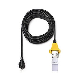 Kabel fr Aussenstern 29-00-A4 und 29-00-A7, 10 m schwarz, LED, Deckel gelb