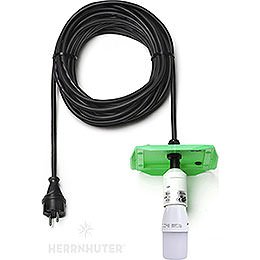 Kabel für Aussenstern 29 - 00 - A13, 10 m schwarz, LED, Deckel grün, EU