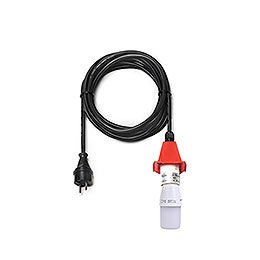 Kabel für Aussenstern 29-00-A4 und 29-00-A7, 5 m schwarz, LED, Deckel rot
