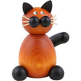 Katze Bommel sitzend - 7 cm