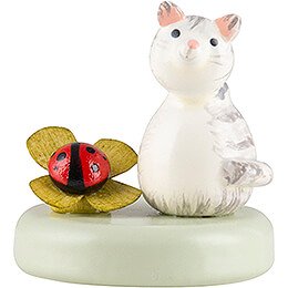 Kitten and Lady Bug - 2,2 cm / 0.9 inch