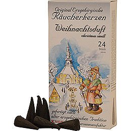 Knox Rucherkerzen - Original Erzgebirgische Rucherkerzen - Weihnachsduft