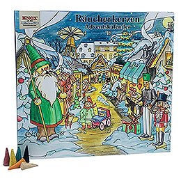 Knox Räucherkerzen-Adventskalender - Motiv 2022 - 24 cm