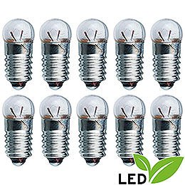 LED - Glühlampe  -  Sockel E5,5  -  3,5V