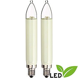 LED-Kleinschaftkerze - Sockel E10 - warmwei - 0,1-0,3W