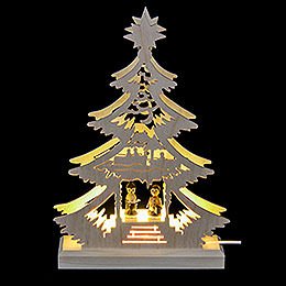 Lichterspitze Mini-Baum Weihnachtssnger - 23,5x15,5x4,5 cm