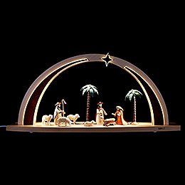 Light Arch  -  Nativity Scene  -  60x25x11cm / 23.6x9.8x4.3 inch